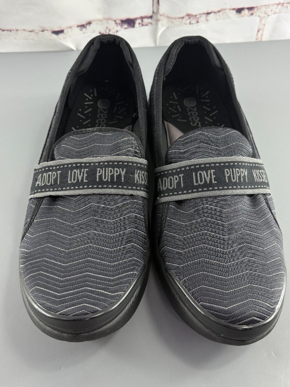 Bzees Black Attraction Loafer Sneakers 10W